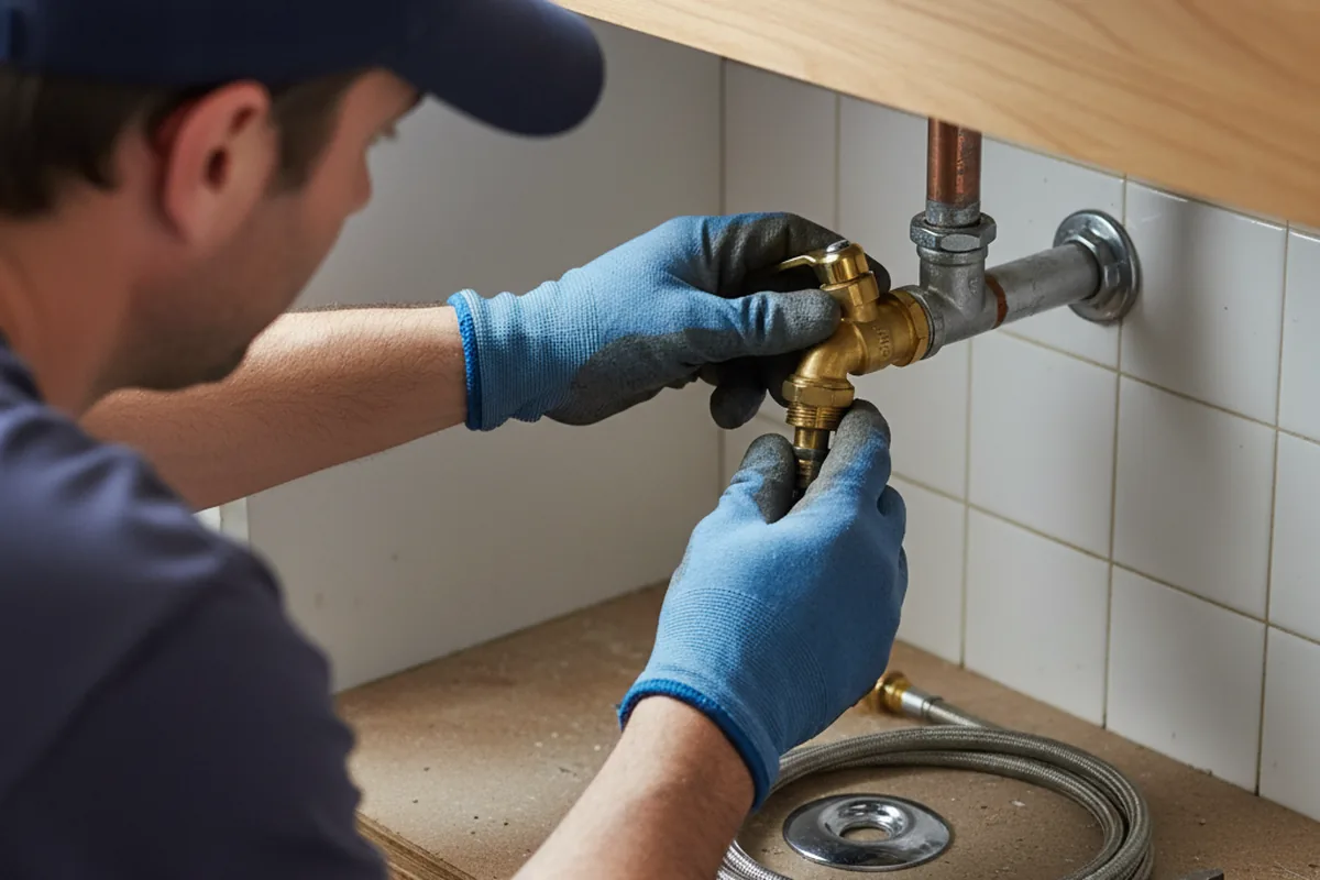 Shutoff valve and fitting work during Emergency Plumbing in Arroyo Grande